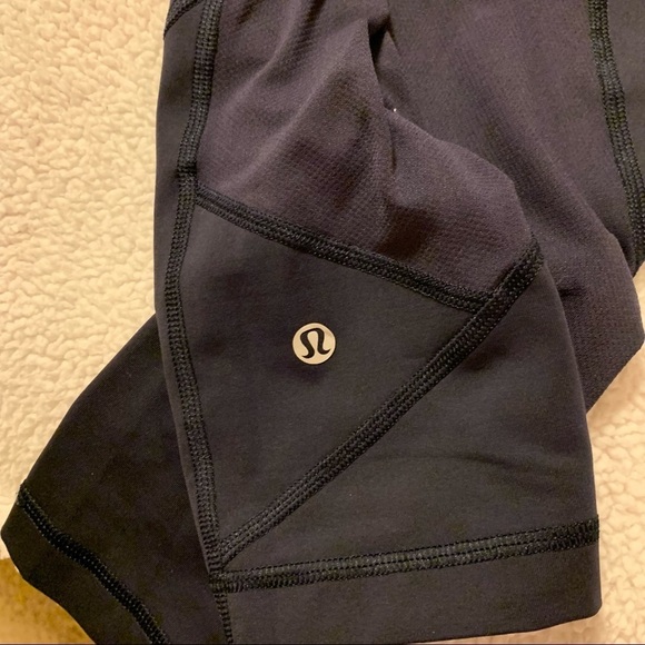 Lululemon Pace Rival Crop Leggings Midnight Navy Blue - Picture 14 of 14